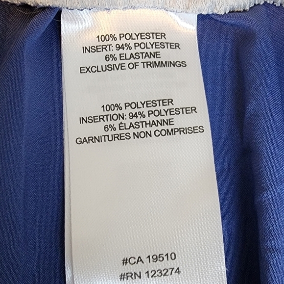 Lole Edda Blue Active Ware Font Tie Round Hem Skirt NWT Size M - Picture 4 of 6